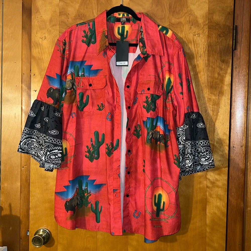 Never Worn L&B Button Down shirt, size 3XL